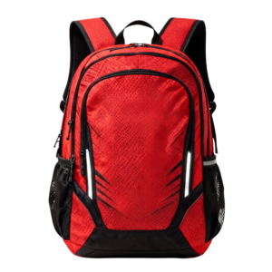 Red customize bagpack for students