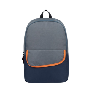 grey orange college bag for college students